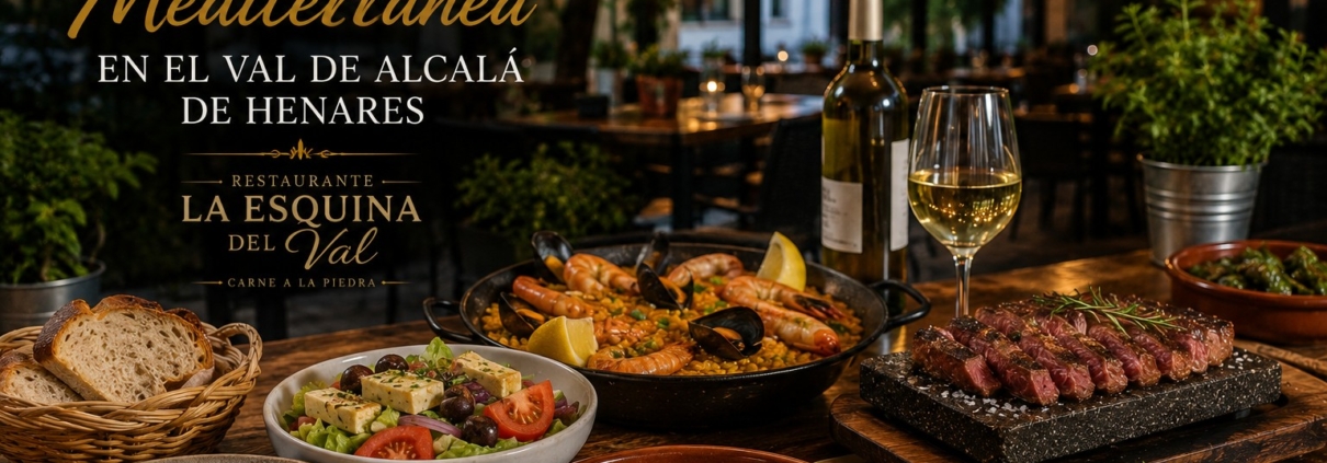La mejor gastronomía mediterránea en el Val de Alcalá de Henares Restaurante La Esquina del Val