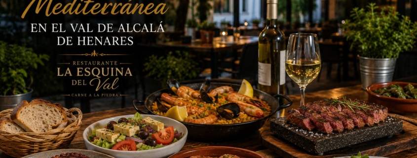 La mejor gastronomía mediterránea en el Val de Alcalá de Henares Restaurante La Esquina del Val